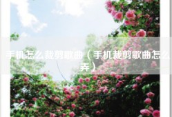 手机怎么裁剪歌曲（手机裁剪歌曲怎么弄）