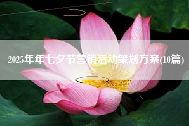 2025年年七夕节营销活动策划方案(10篇)